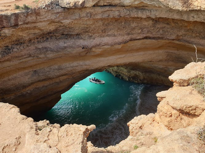 Benagil caves private boat tour plus