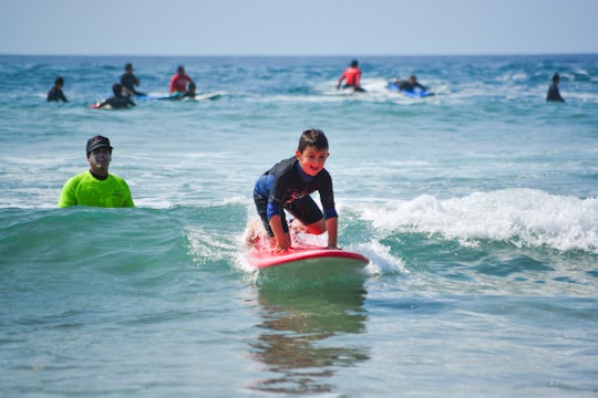 Los Cabos private surf lesson at Cerritos Beach with lunch