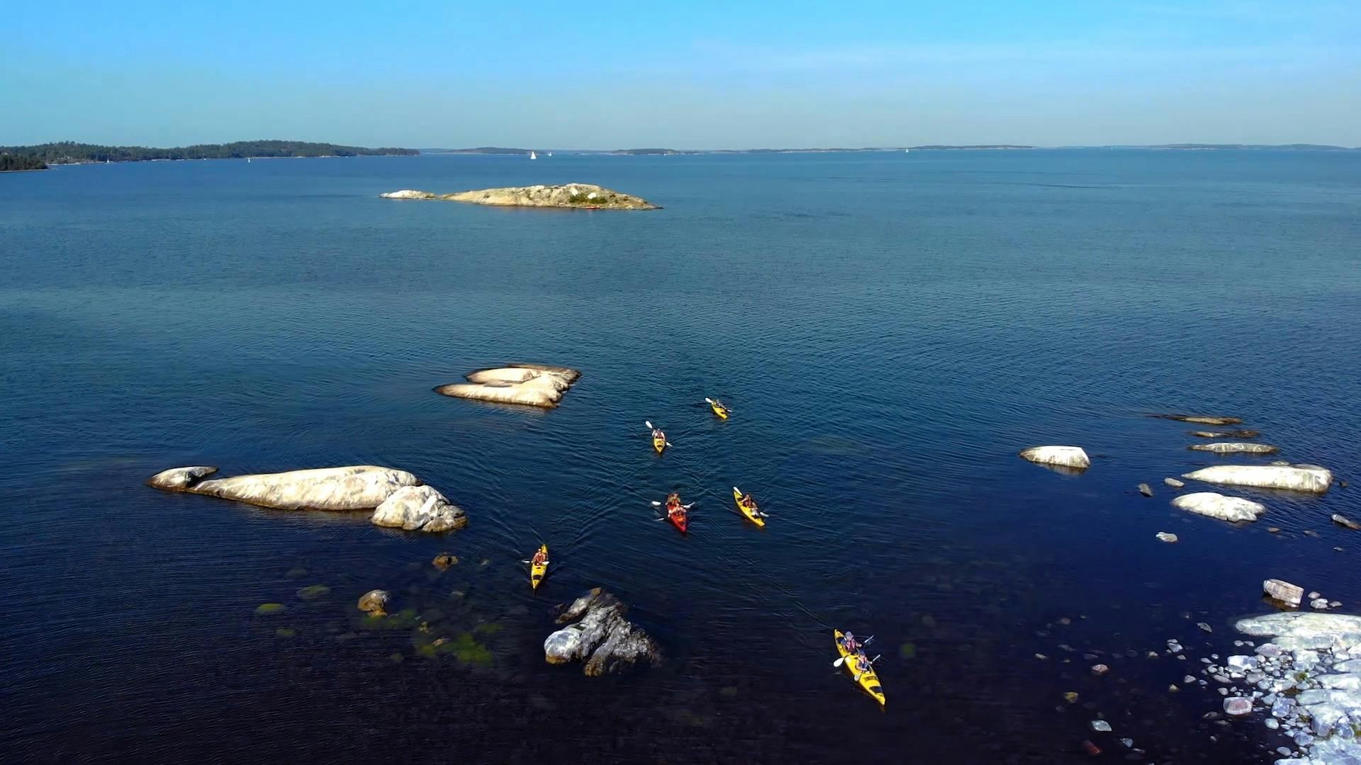 Excursion d'une journée en kayak dans l'archipel de Stockholm