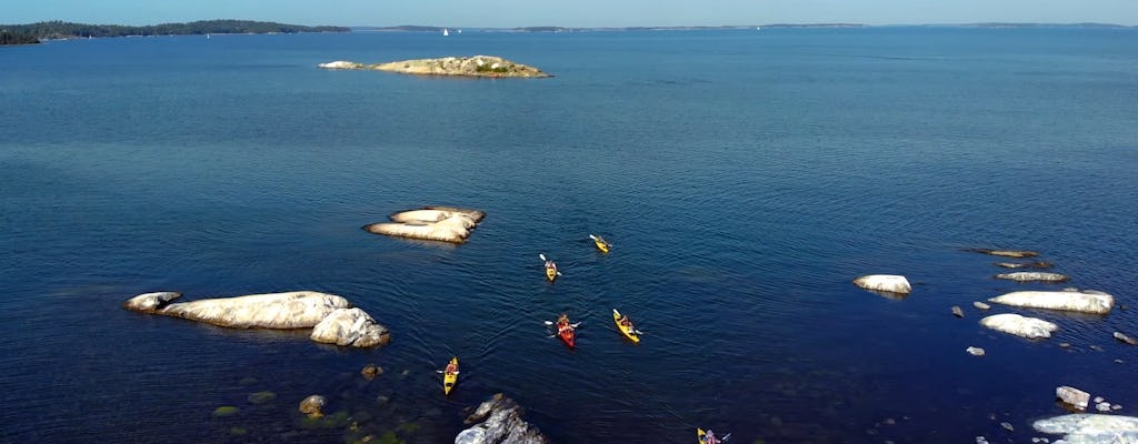 Tour di kayak di un'intera giornata nell'arcipelago di Stoccolma