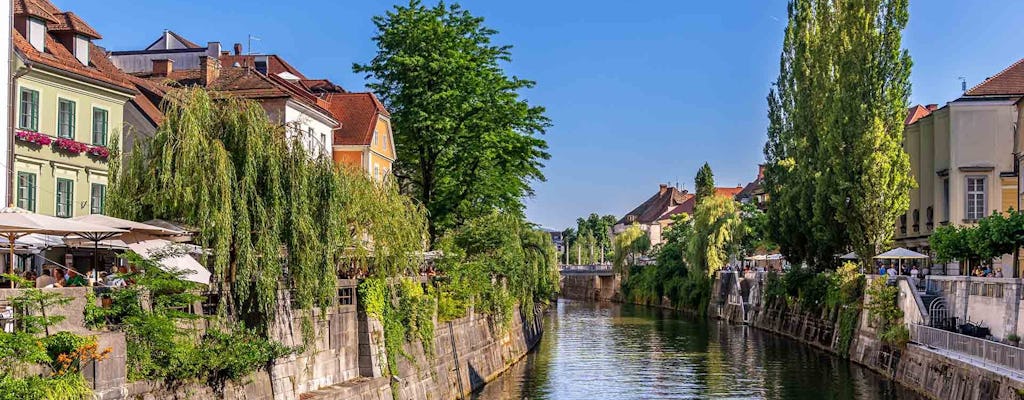 Wycieczka po mieście i rejs łodzią wzdłuż Ljubljanicy