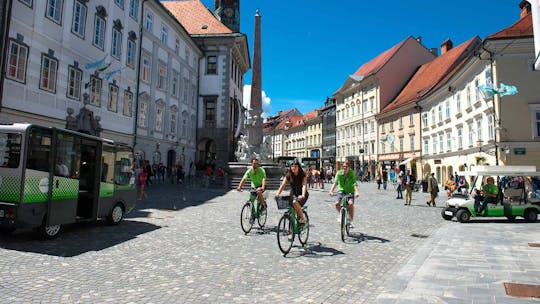 Zwiedzanie Lublany rowerem
