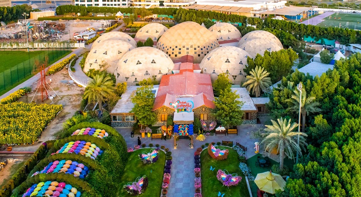Tour privado moderno de Dubai con jardín de mariposas