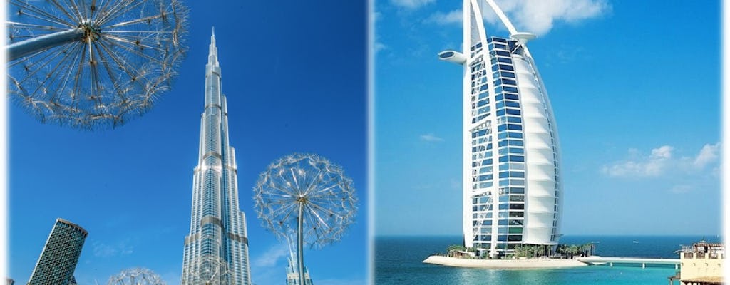 Burj Khalifa At The Top and Burj Al Arab tour with private transfer