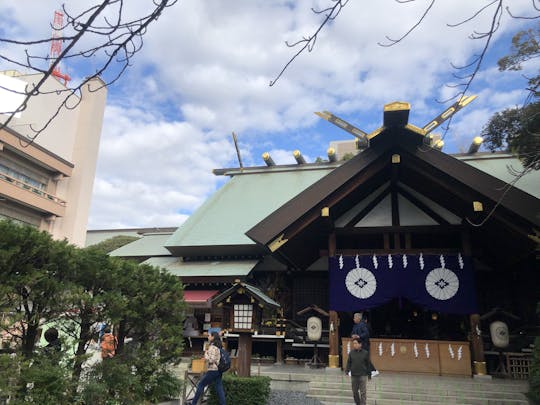 Samurai-stadsverkenningsspel en tour in Tokio