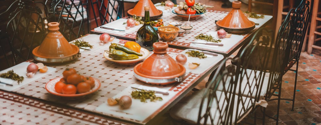 Clase de cocina marroquí en Marrakech