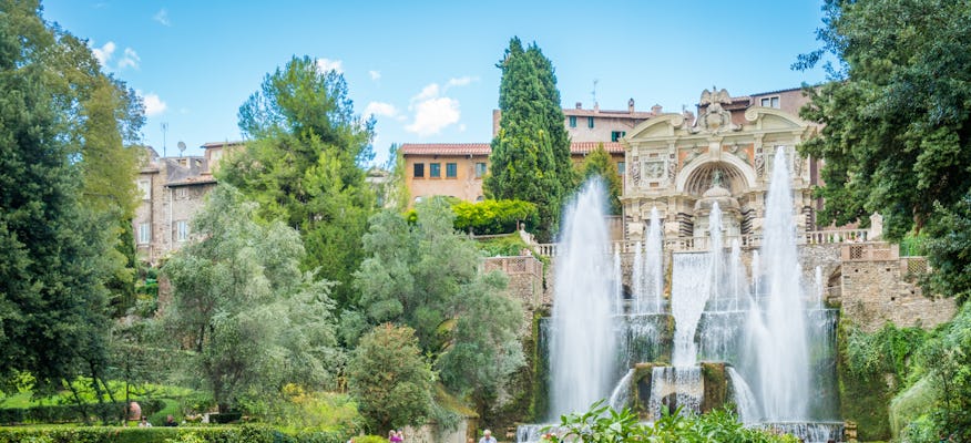 Villa Adriana i Villa D'Este wycieczka z przewodnikiem z Tivoli