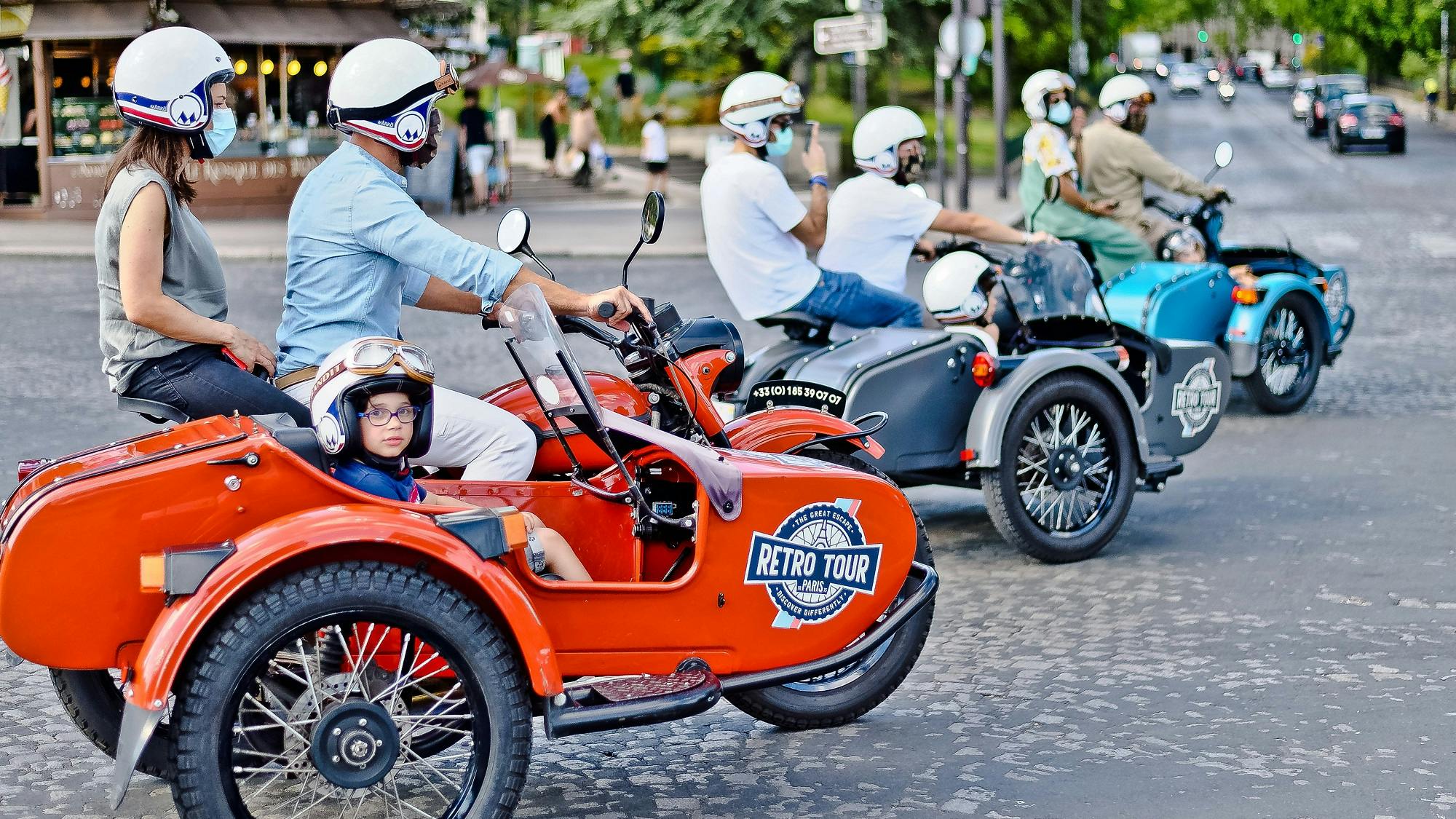 Customized private tour of Paris in sidecar motorcycle Musement
