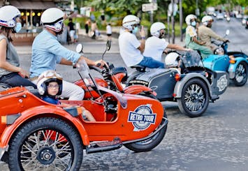 Privé-tour op maat door Parijs in een motor met zijspan