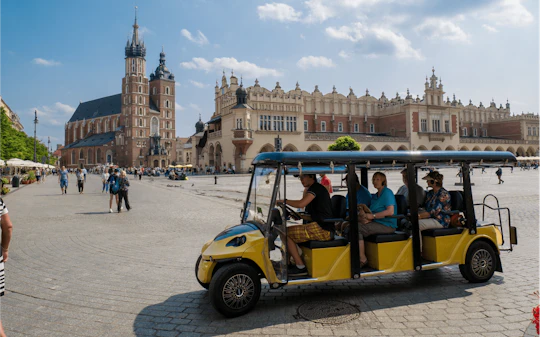 Electric car tour of Kraków city