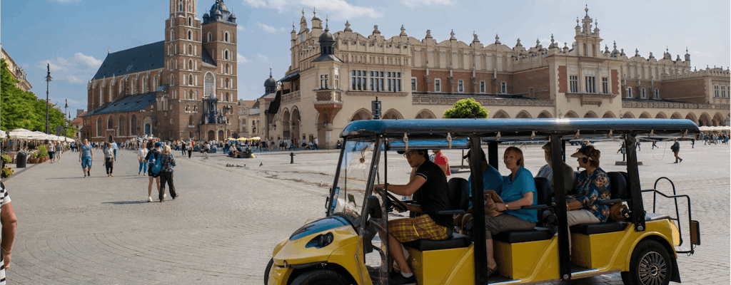 Krakow city tour by electric car and optional Schindler's Factory