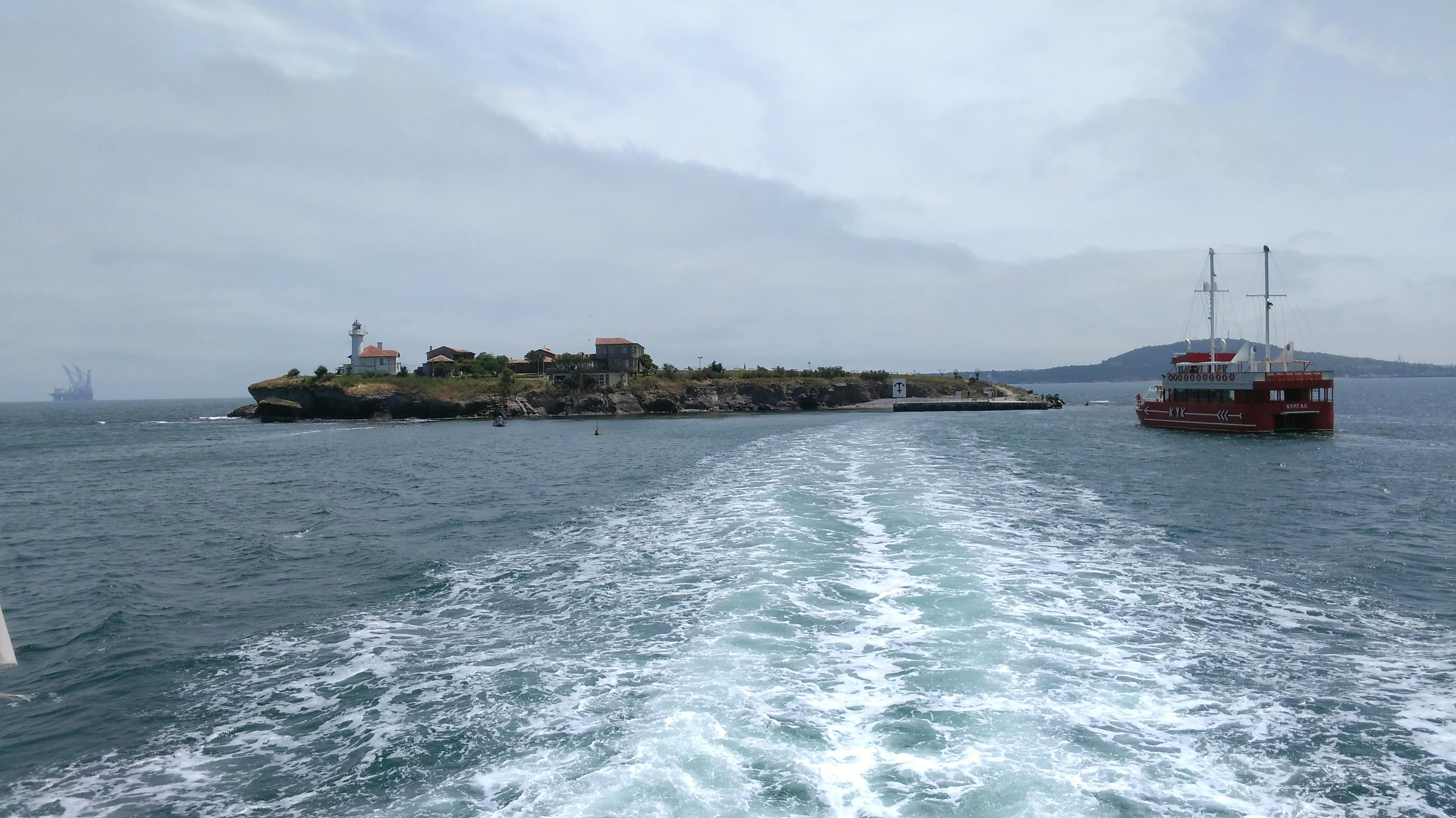 Visite unique de l'île Sainte-Anastasie dans la mer Noire bulgare