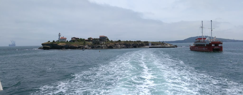 Visite unique de l'île Sainte-Anastasie dans la mer Noire bulgare