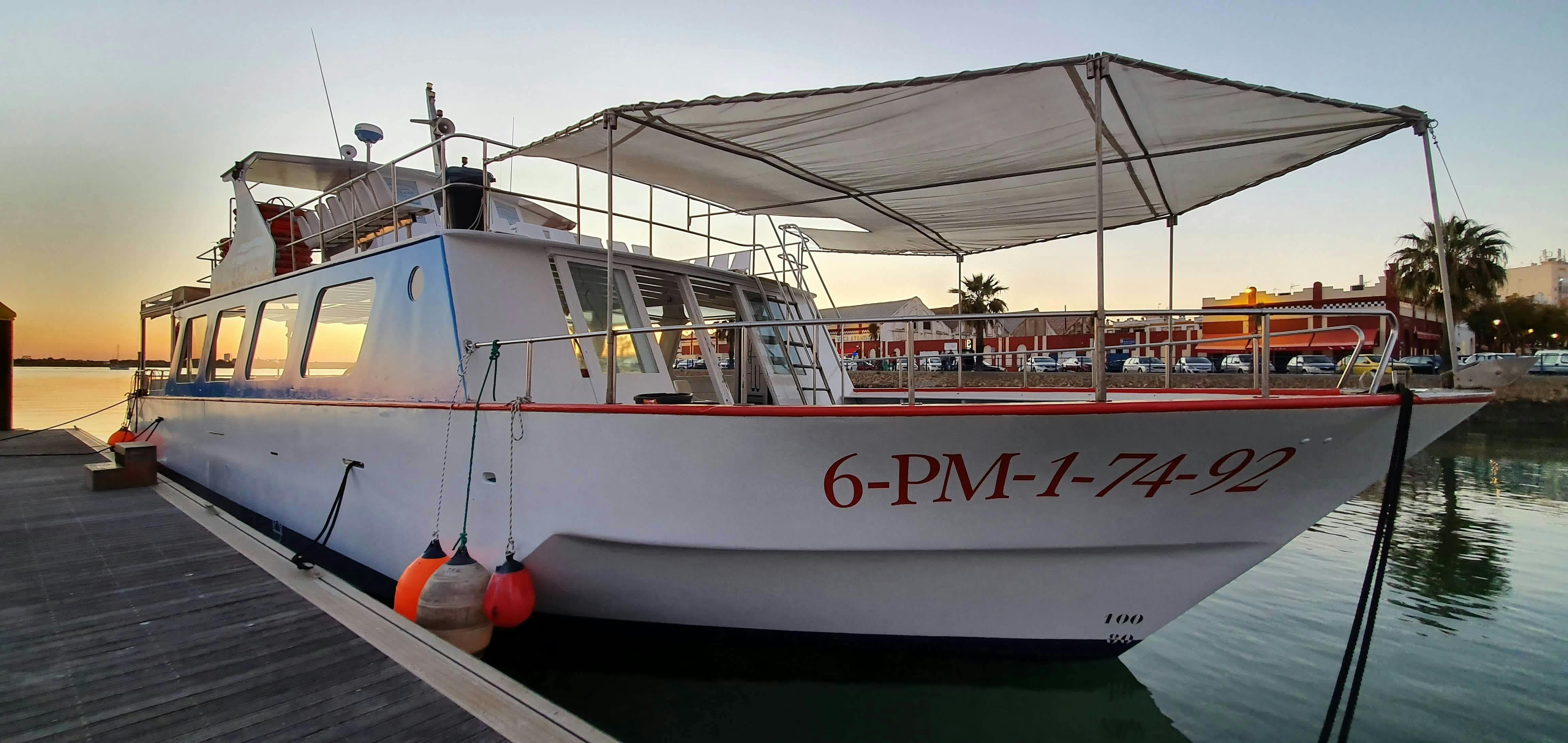 Bootsfahrt auf dem Rio Guadiana mit Tapas