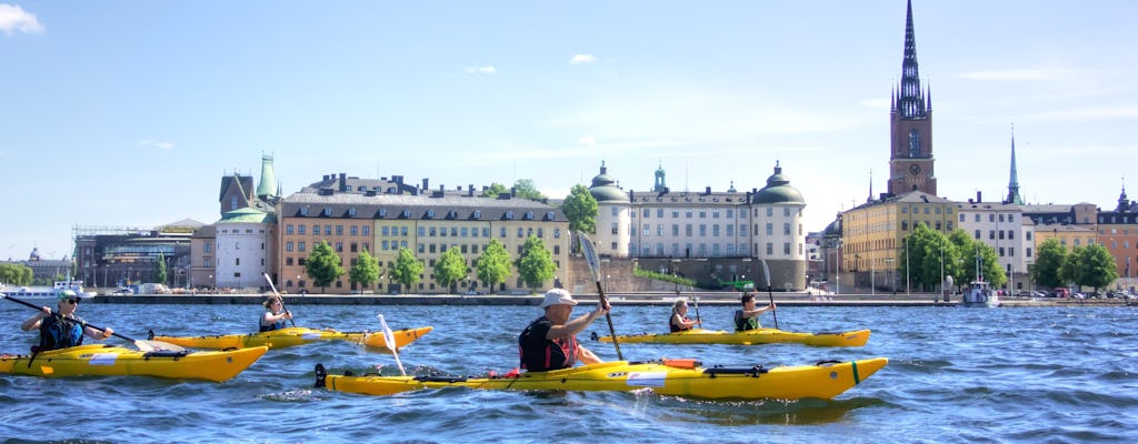 Excursion en kayak dans la ville de Stockholm