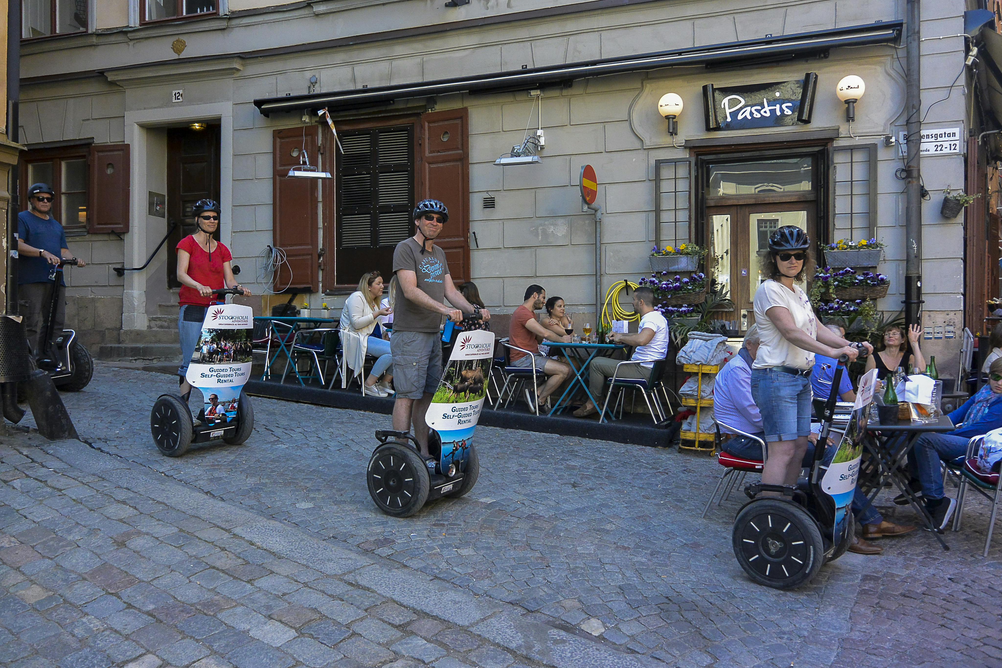 Circuit en scooter auto-équilibré à Stockholm