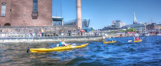 Wycieczka kajakiem po centrum Sztokholmu