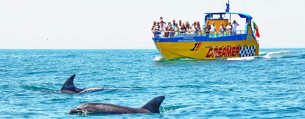 Jaskinie i delfiny w pobliżu miasta Albufeira – bilet na rejs łodzią Dreamer