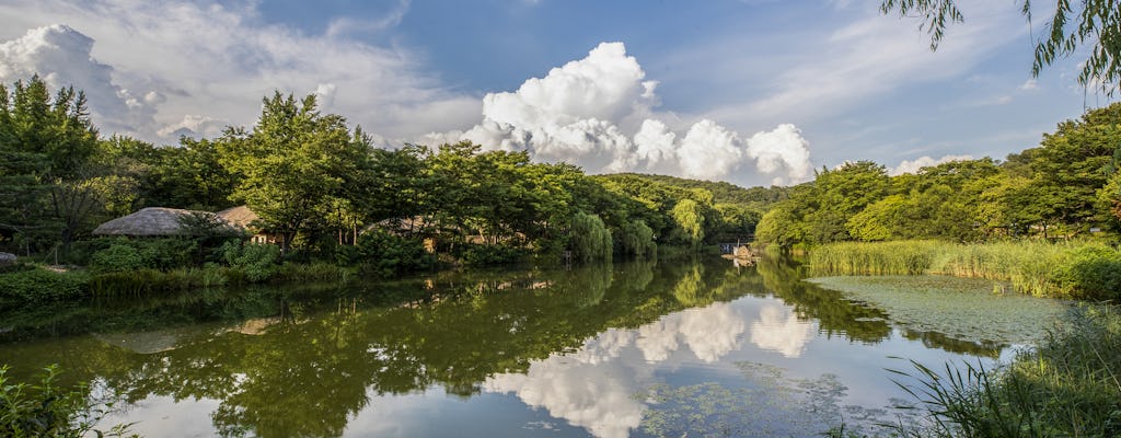 Ochtendstad en Koreaanse folkloristische dorpstour