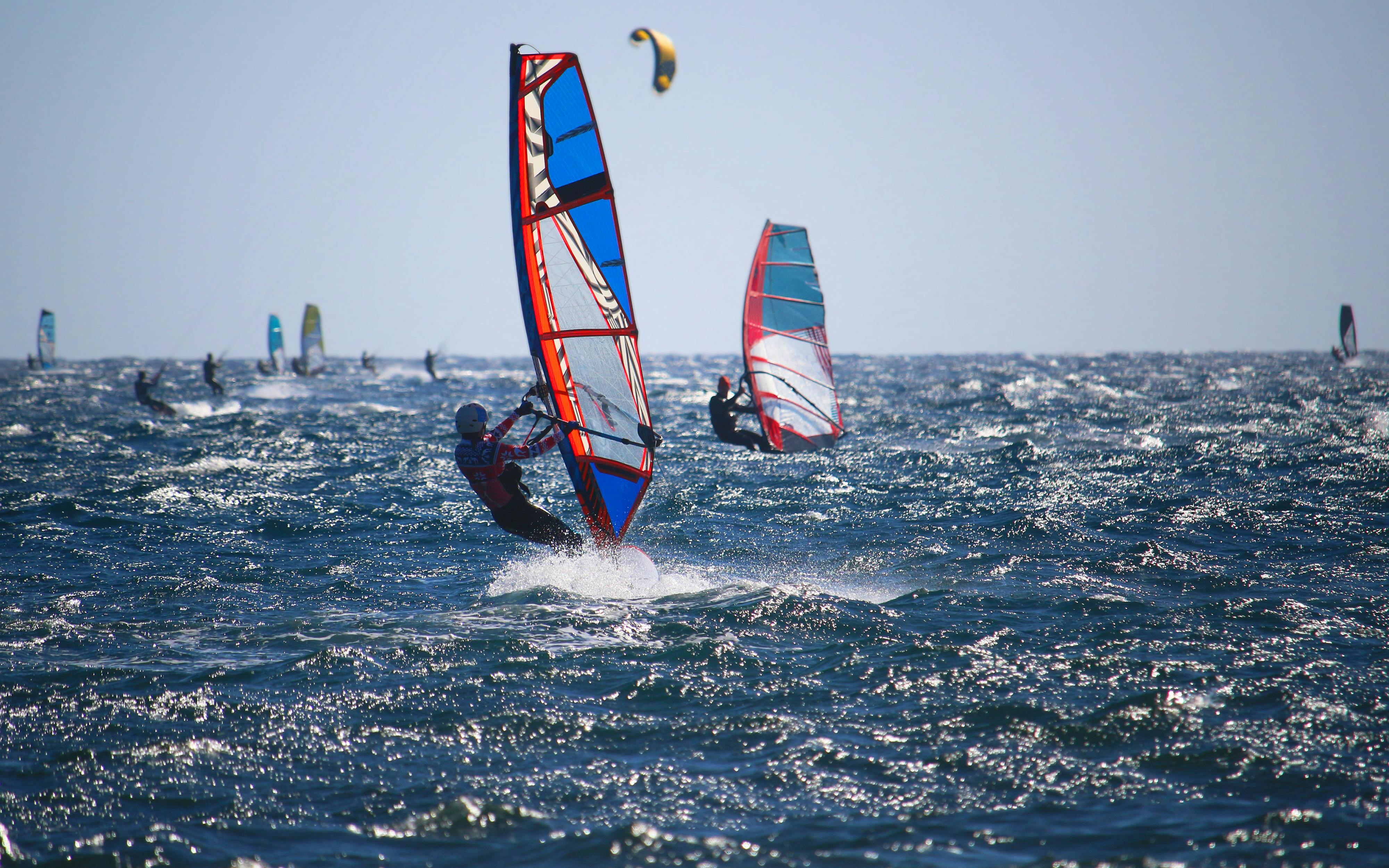 Curso para iniciantes de 3 dias em windsurf