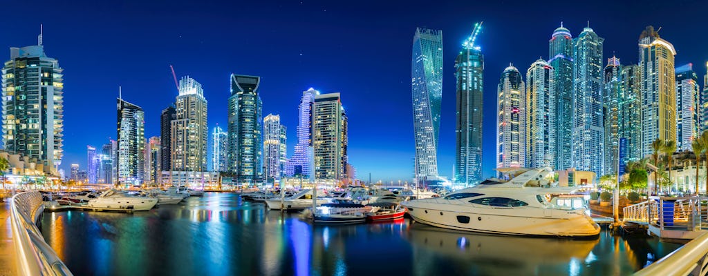 Tour notturno privato di Dubai con spettacolo di fontane