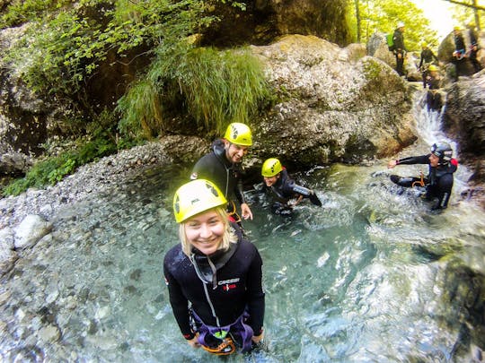 Sušec canyoning experience from Bovec