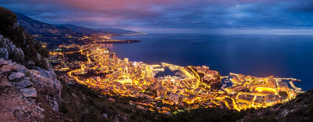Privérondleiding door Monaco en Monte Carlo 's nachts