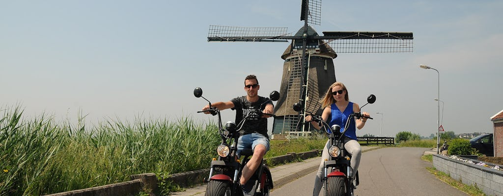 Volendam, Monnickendam und Marken E-Scooter Tour mit Käserei, Mittagessen und Boot