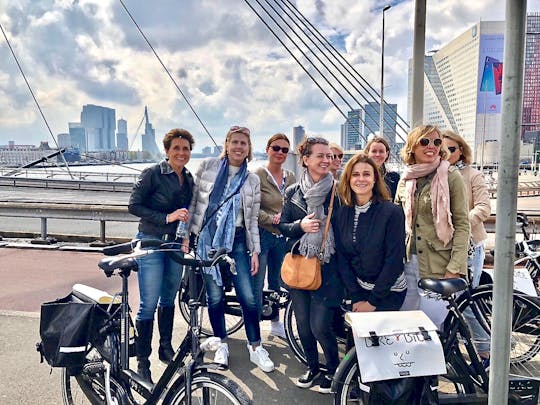 Tour gastronomico di 4 ore in bici e morso a Rotterdam