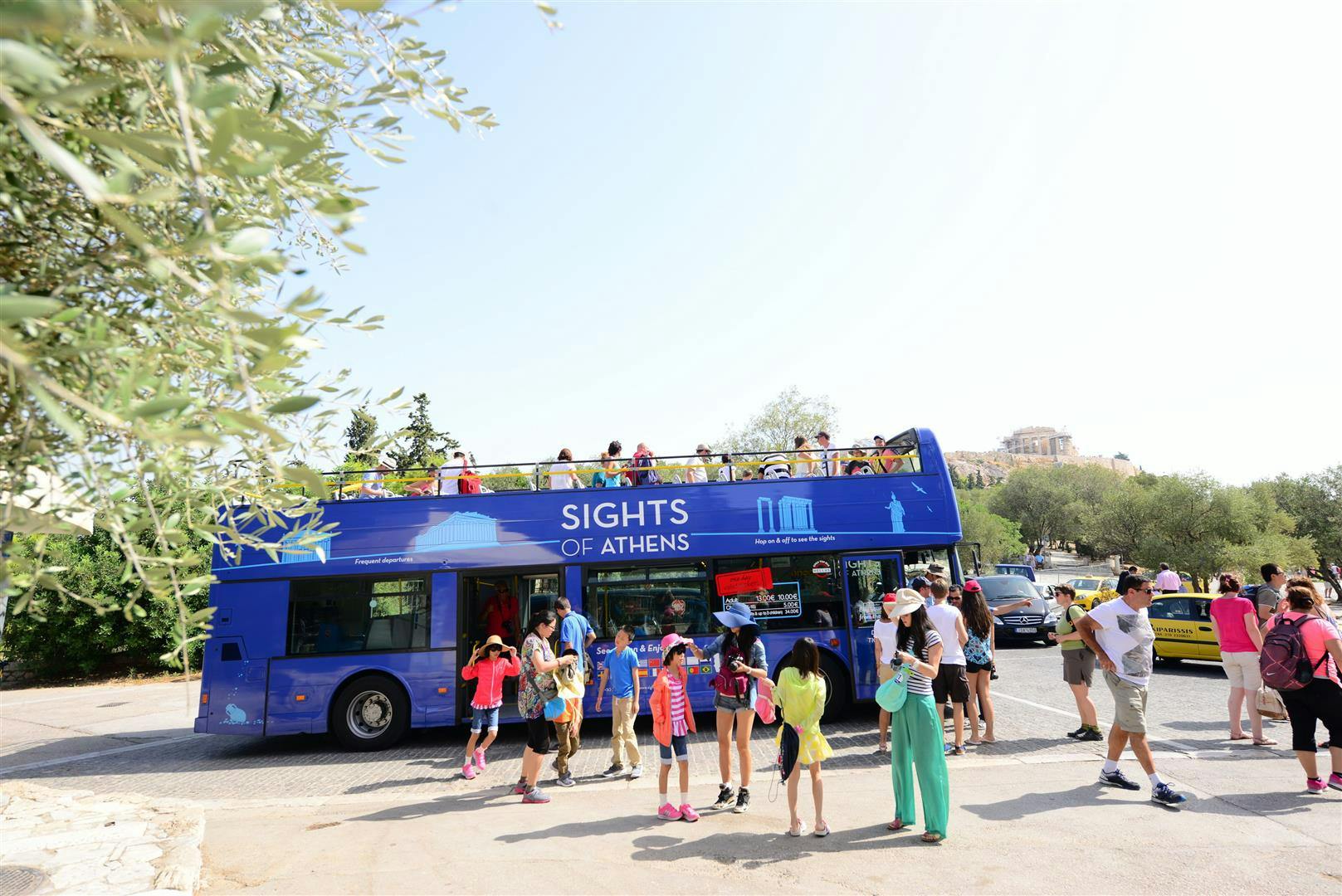 Visite d'Athènes en bus à arrêts multiples et billets d'entrée pour l'Acropole et le musée de l'Acropole