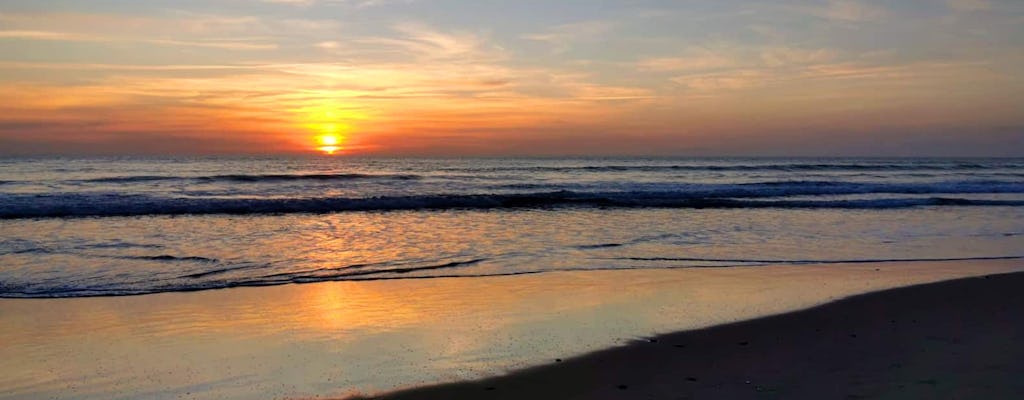 Sancti Petri Bootstour bei Sonnenuntergang