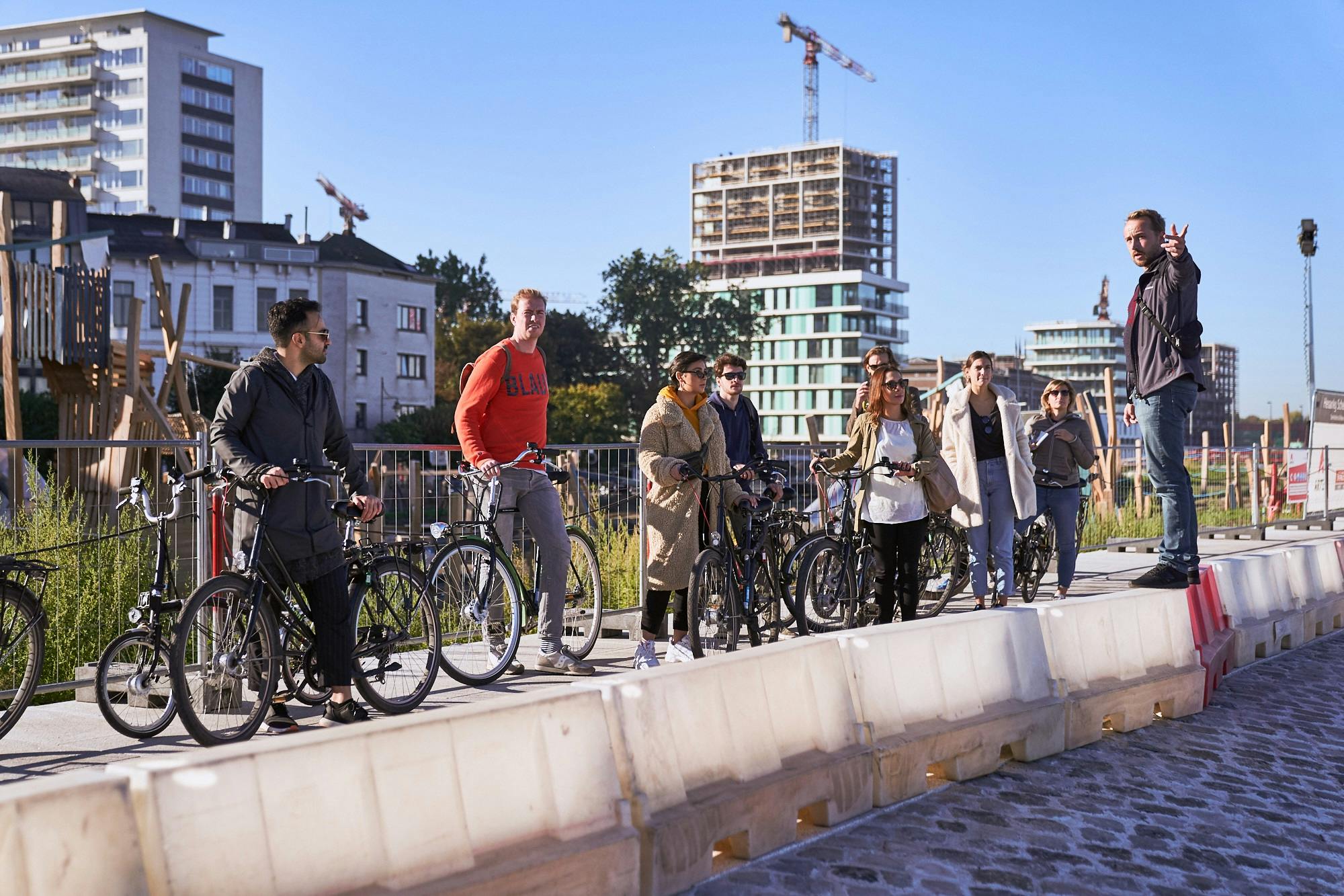 Marnix fietstocht door Antwerpen