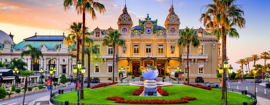 Tour guidato a piedi di Monaco da Nizza con biglietti del treno inclusi