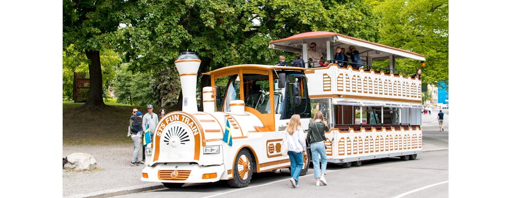 Royal Djurgarden tour in Europe's biggest sightseeing train