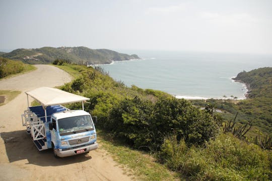 Búzios boat and trolley full-day tour with lunch