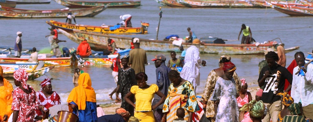 Pescadores chegam em Mbour em excursão de meio dia saindo de Saly ou Somone