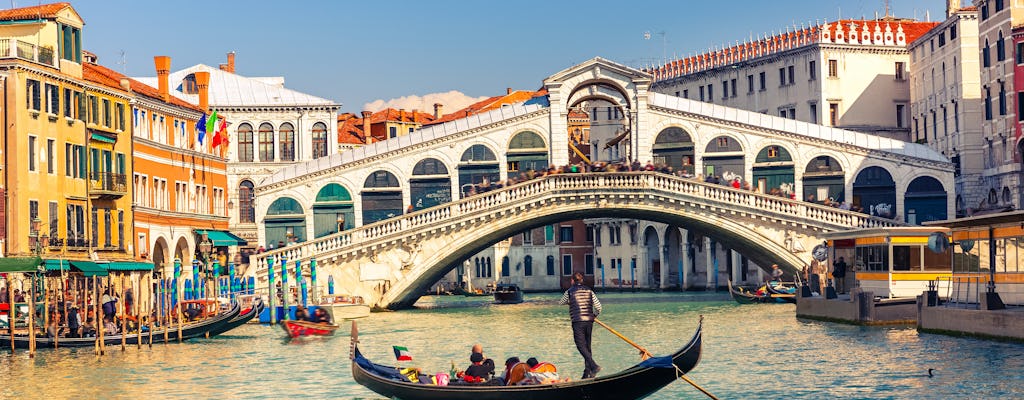 Full-day trip from Rome to Venice by high-speed train with hop-on-hop-off boat service