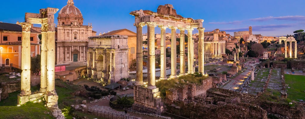 Entrada al Foro Romano y espectáculo de luces por la noche