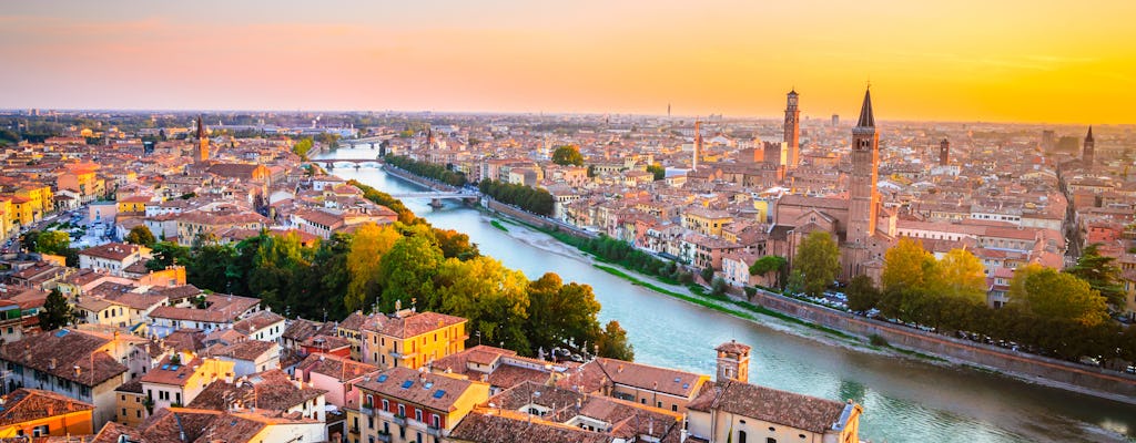 Full-day trip from Rome to Verona by high-speed train with hop-on-hop-off bus service