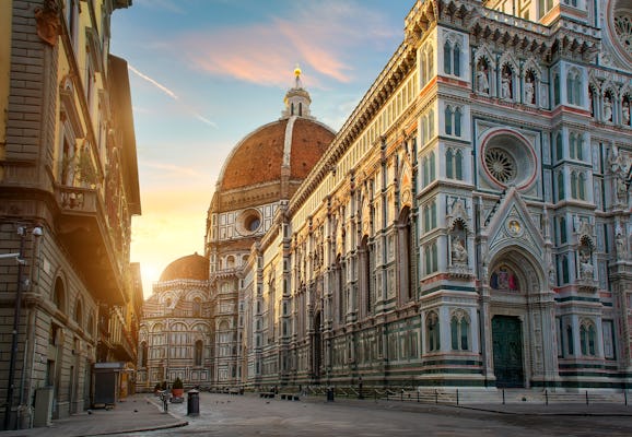 Full-day trip from Rome to Florence by high-speed train with hop-on-hop-off bus service
