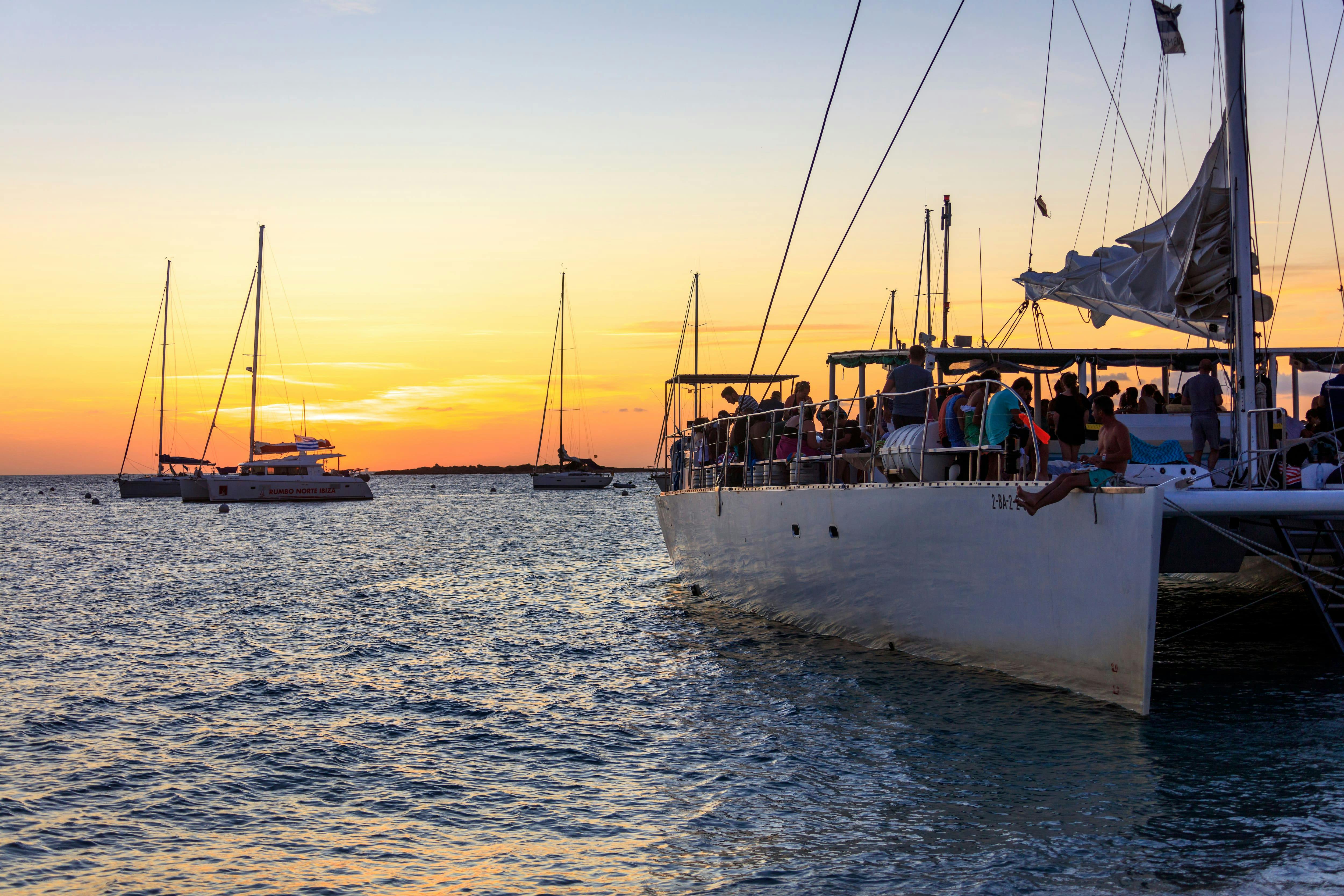 Catamaran Ibiza Sunset