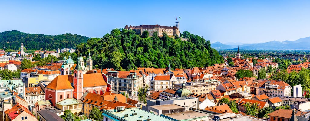 Stadstour en kasteel van Ljubljana