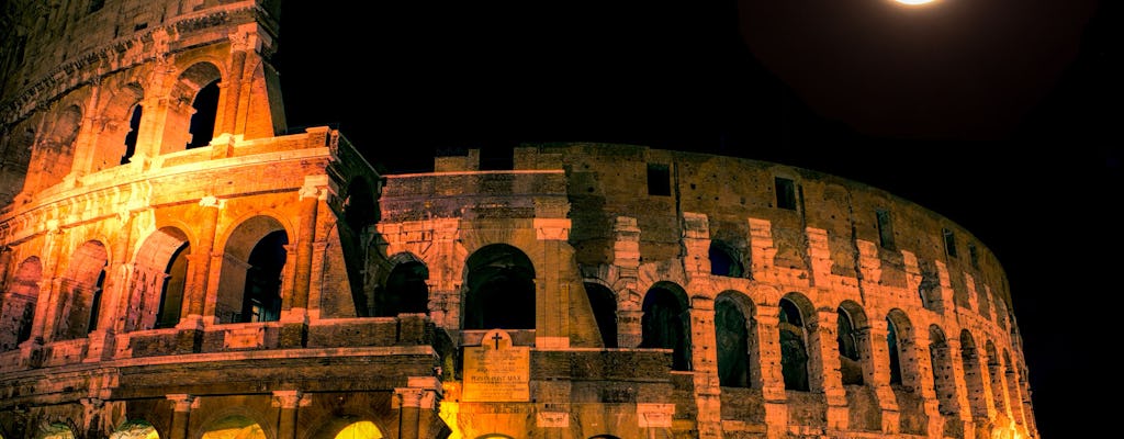 Colosseums night tour with arena and underground