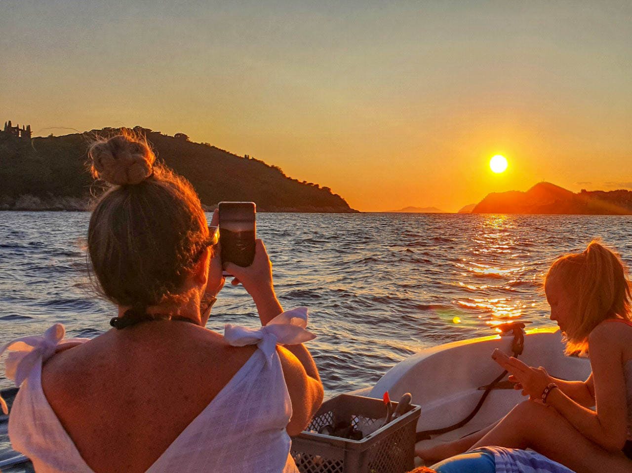 Croisière privée au coucher du soleil à Dubrovnik