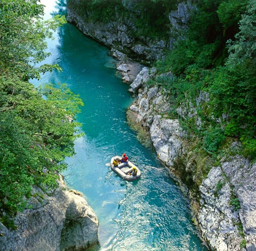 Emerald River Soca day trip from Ljubljana