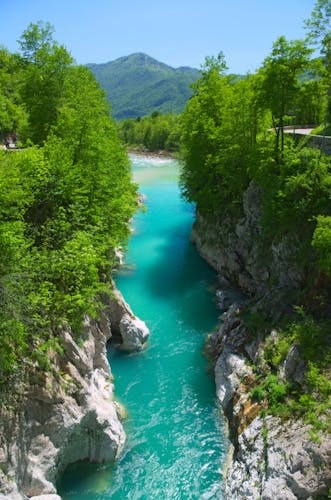 Emerald River Soca day trip from Ljubljana