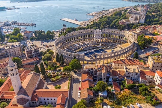 Istria day trip with Pula Amphitheatre from the Slovenian Coast