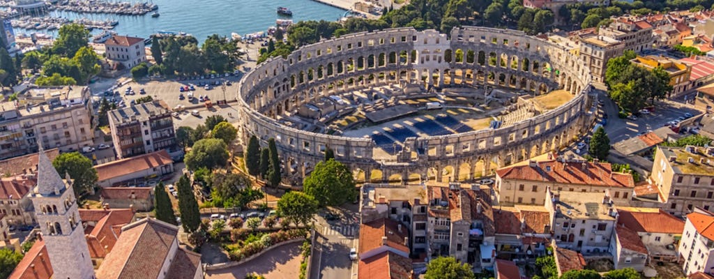 Dagtrip naar het schiereiland Istrië met het amfitheater van Pula vanuit Bled