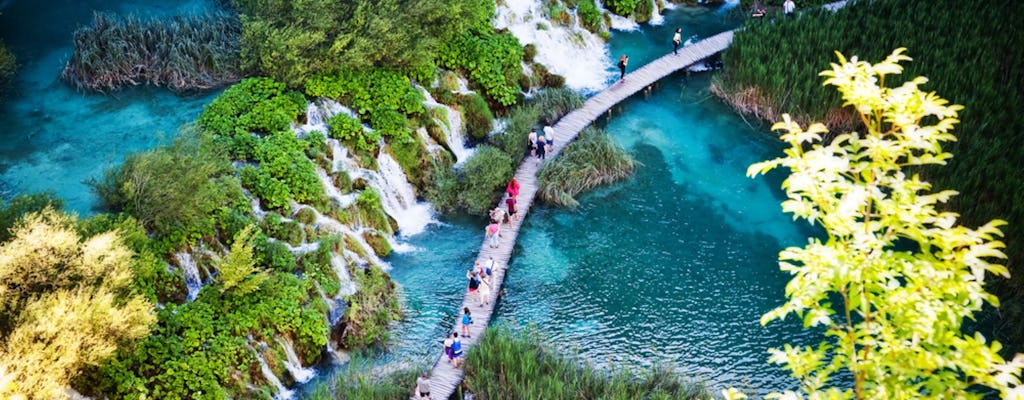 Excursion privée d'une journée au parc national des lacs de Plitvice au départ de Split