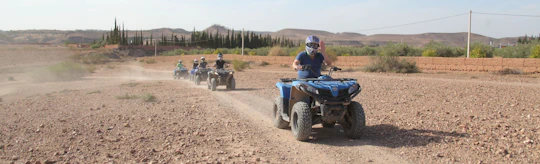 Quad biking in Agafay desert